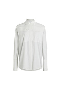 White / Chemise safari en coton bio