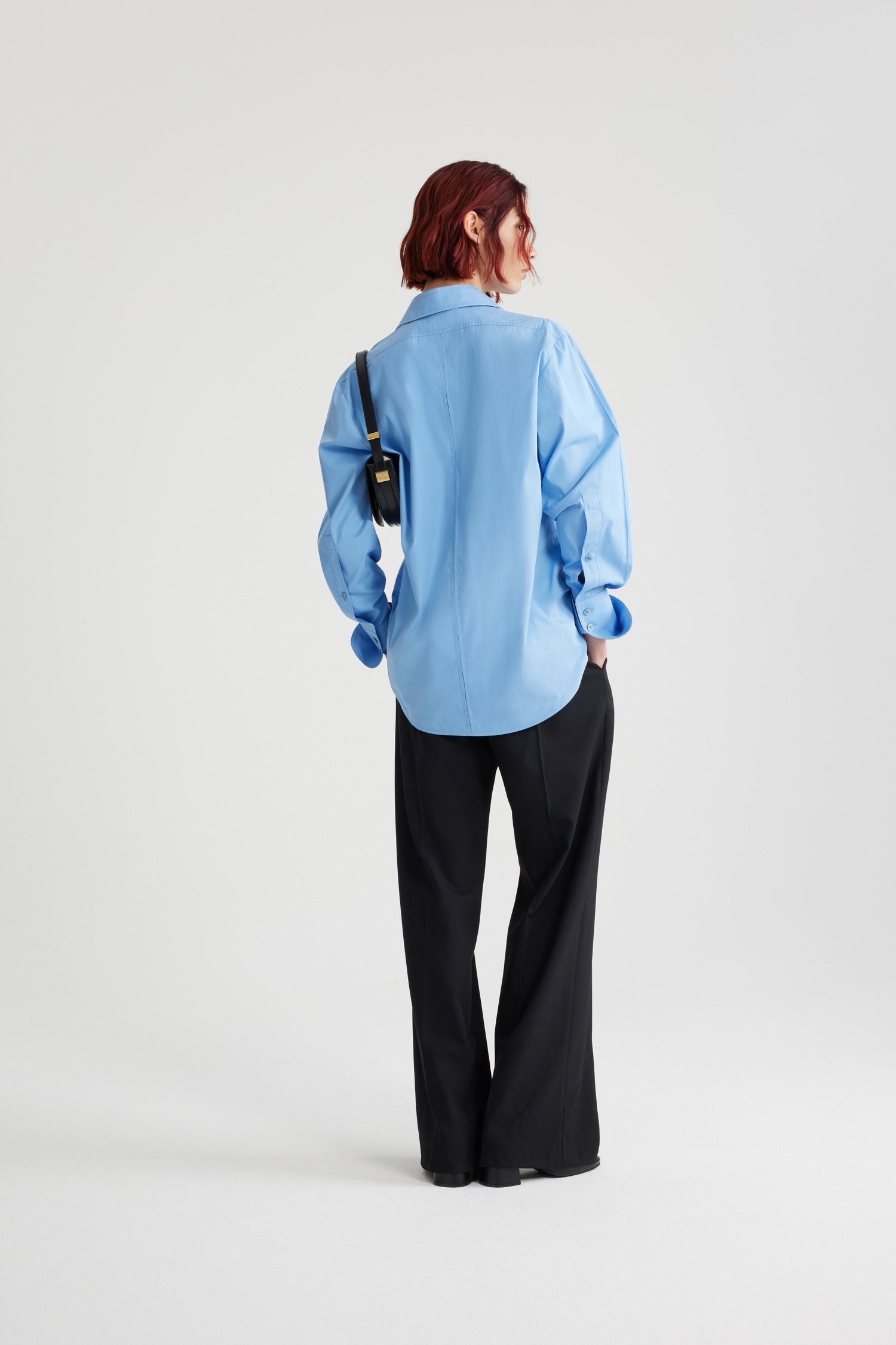 Airy Blue / Chemise safari en coton bio