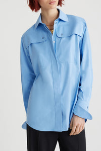 Chemise safari en coton bio
