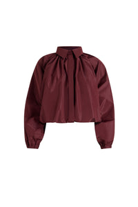 Vignola / Blouse bouffante en faille recyclée