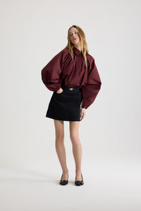 Vignola / Blouse bouffante en faille recyclée