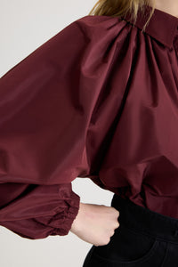 Vignola / Blouse bouffante en faille recyclée