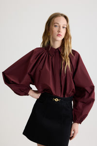 Vignola / Blouse bouffante en faille recyclée