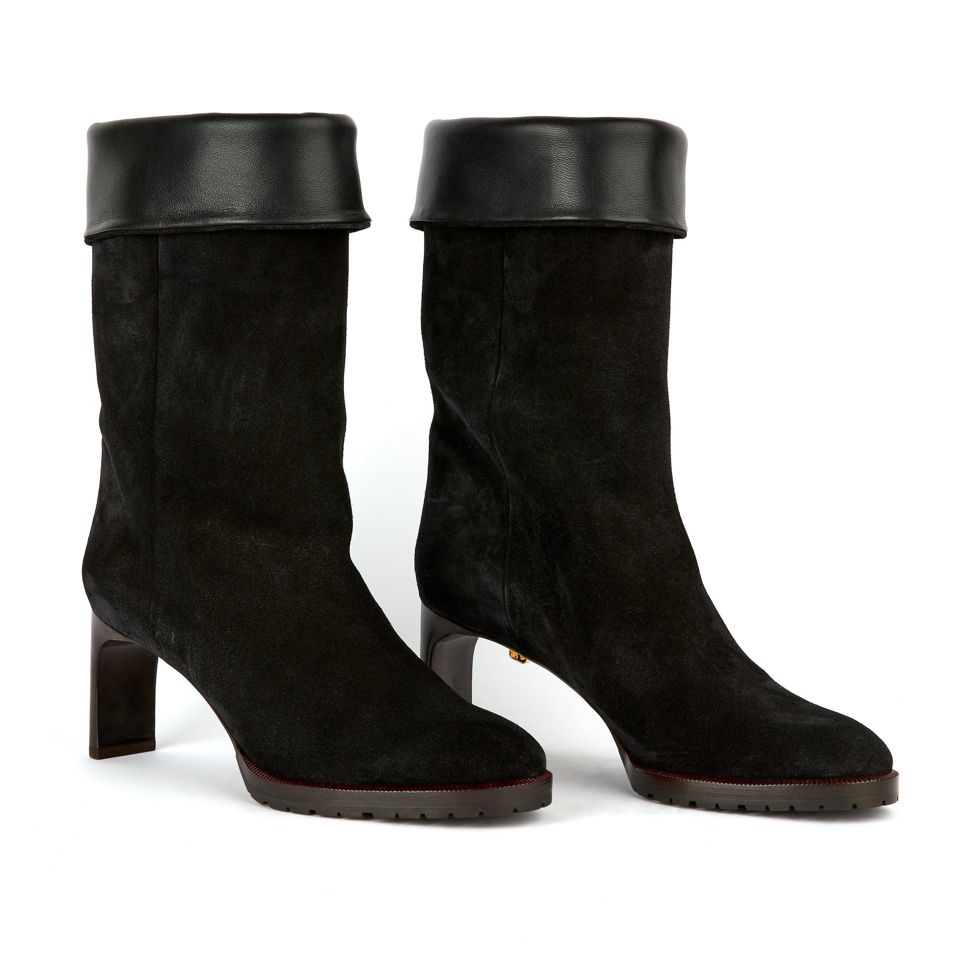 15qty DÉJÀ VU 220€ / Bottes Victoria 65 en cuir suédé - Black