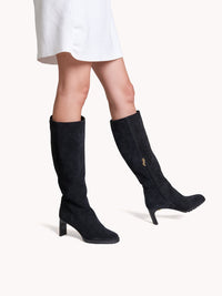 5qty DÉJÀ VU 220€ / Bottes Vicky 65 en cuir suédé - Black