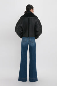 Shearling Jacket - Black/Black