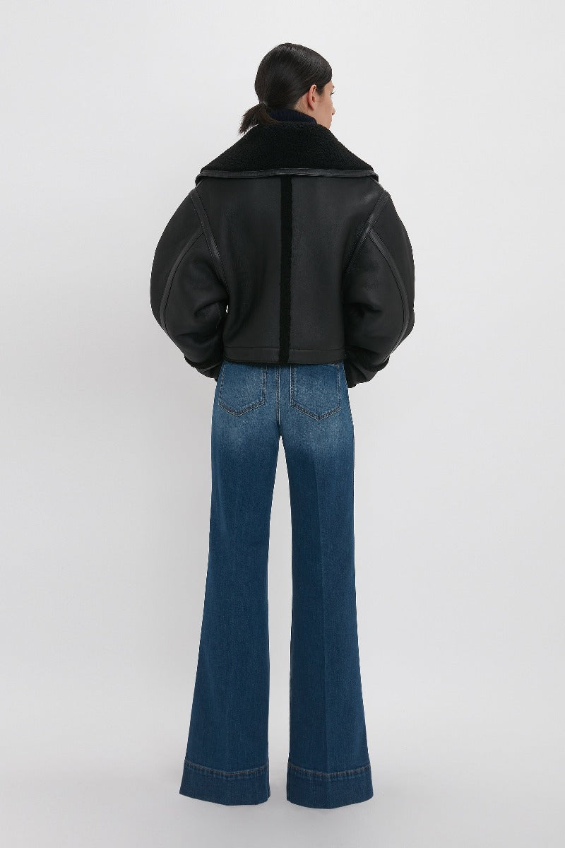 Shearling Jacket - Black/Black