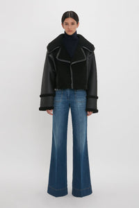 Shearling Jacket - Black/Black