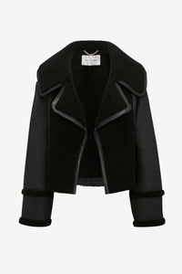 Shearling Jacket - Black/Black