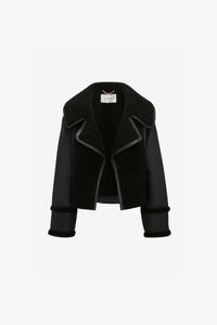 Shearling Jacket - Black/Black