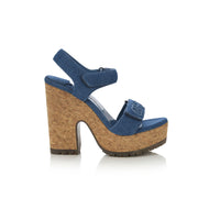 ZNO STOCK 0 / Reco 150 DENIM Casual Wedge BLAIR 125