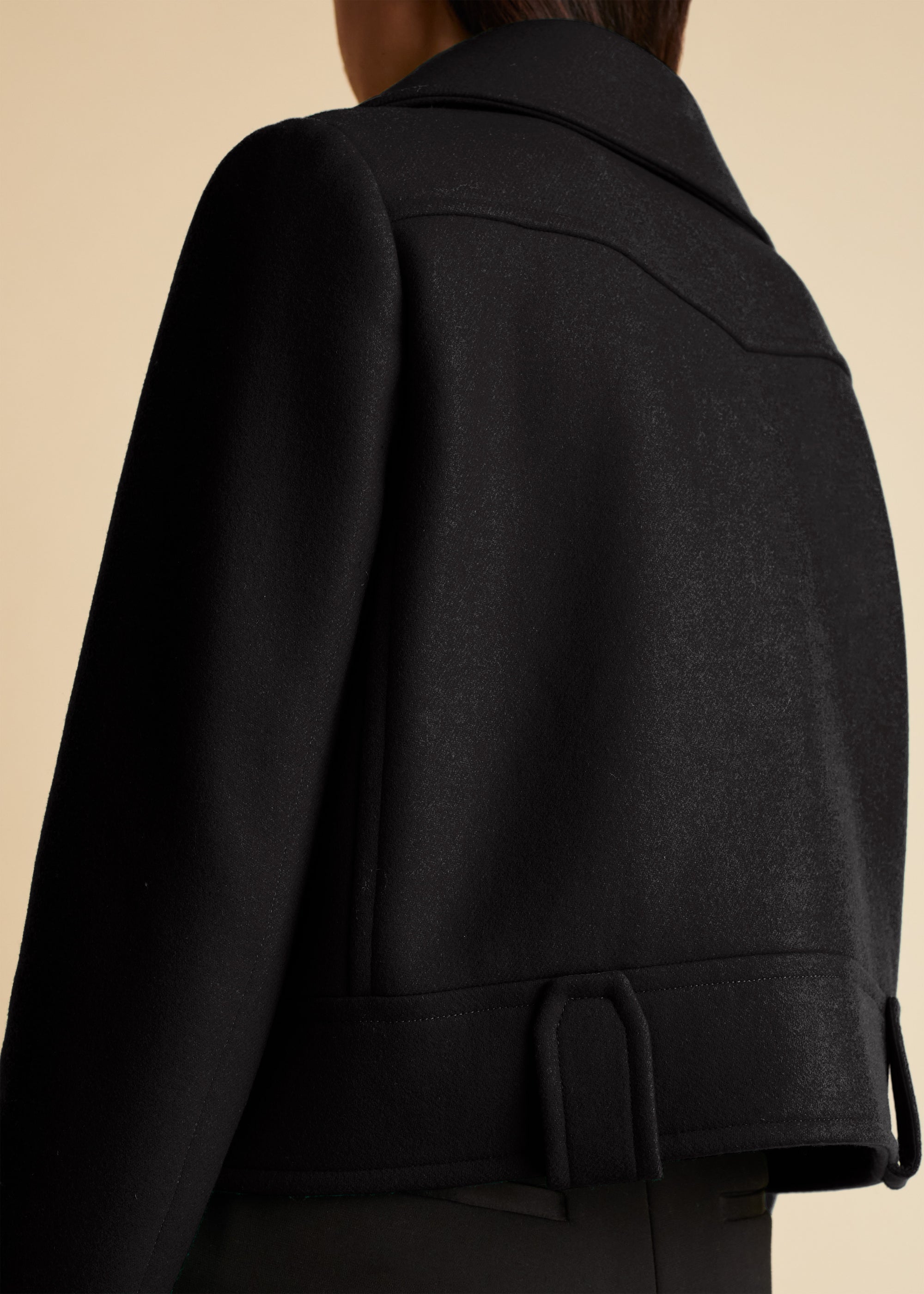 Blanca jacket in wool - Black