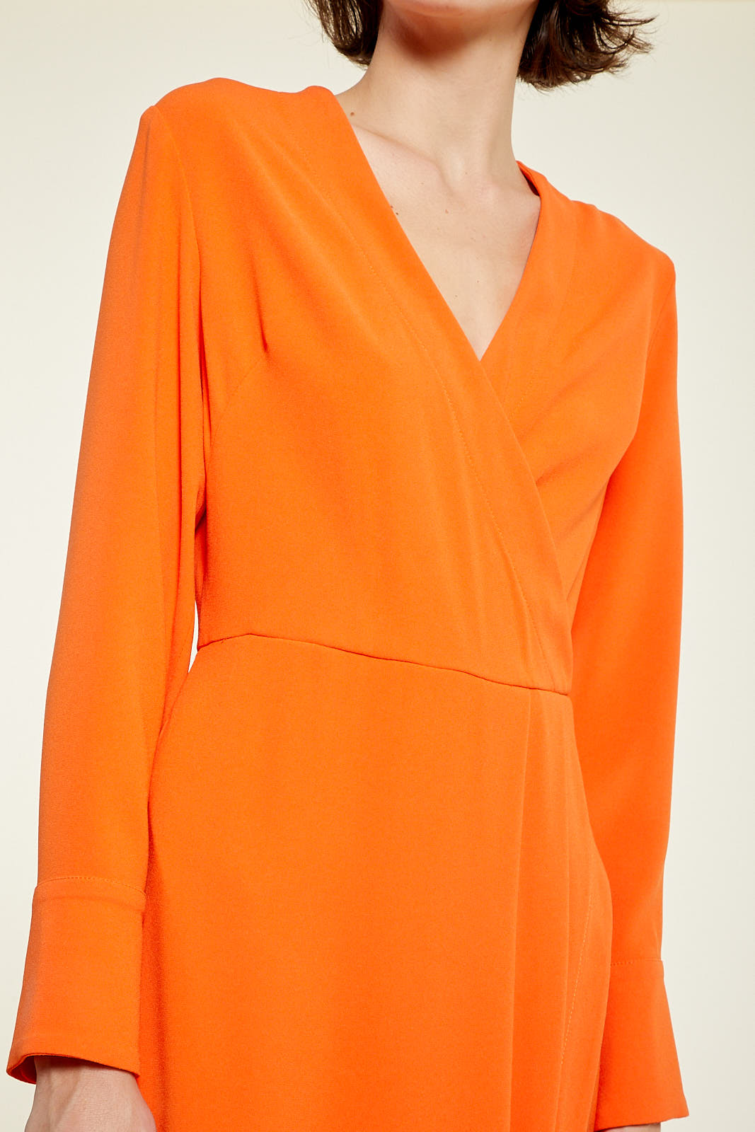2qty RELIQUAT 90€ 0%  / Robe col V Blida - Orange