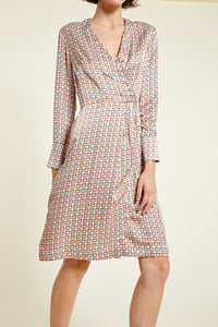 1qty RELIQUAT 170€ 0%  / Robe col v Blida en soie - Brest