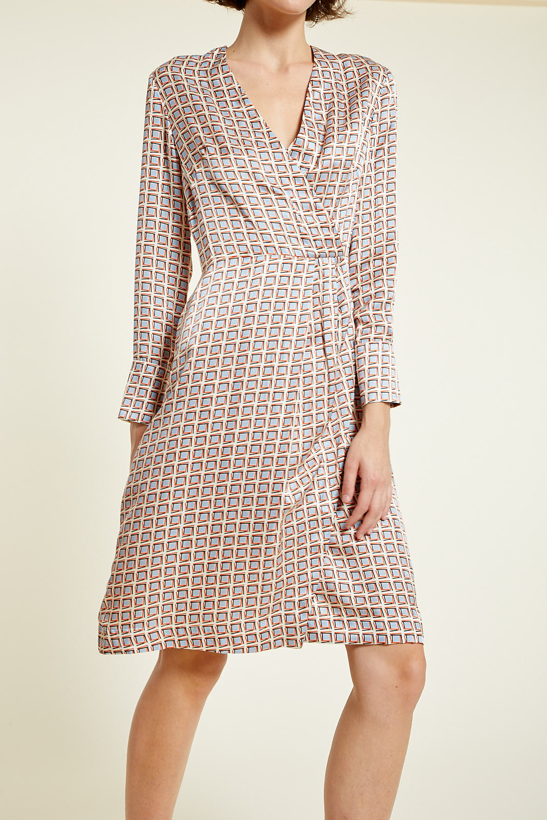 1qty RELIQUAT 170€ 0%  / Robe col v Blida en soie - Brest