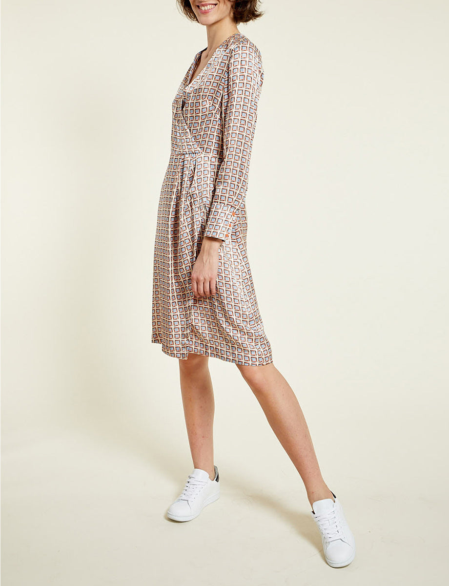 1qty RELIQUAT 170€ 0%  / Robe col v Blida en soie - Brest