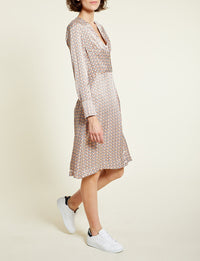 1qty RELIQUAT 170€ 0%  / Robe col v Blida en soie - Brest