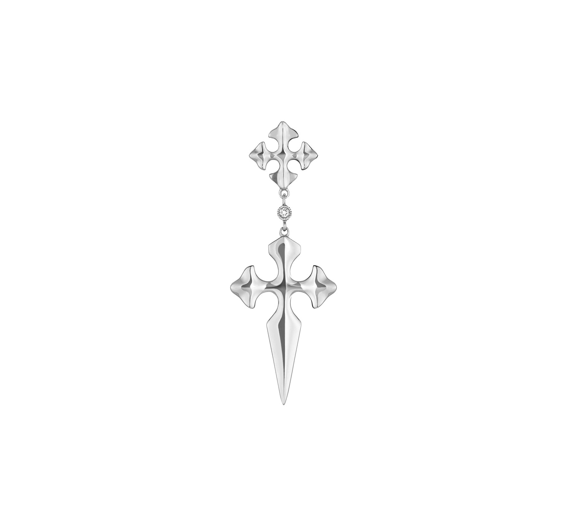 BLOOD BOUCLE D'OREILLE BOUTON GRAND MODELE
