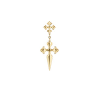 BLOOD BOUCLE D'OREILLE BOUTON GRAND MODELE
