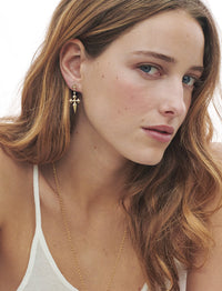 BLOOD BOUCLE D'OREILLE BOUTON GRAND MODELE