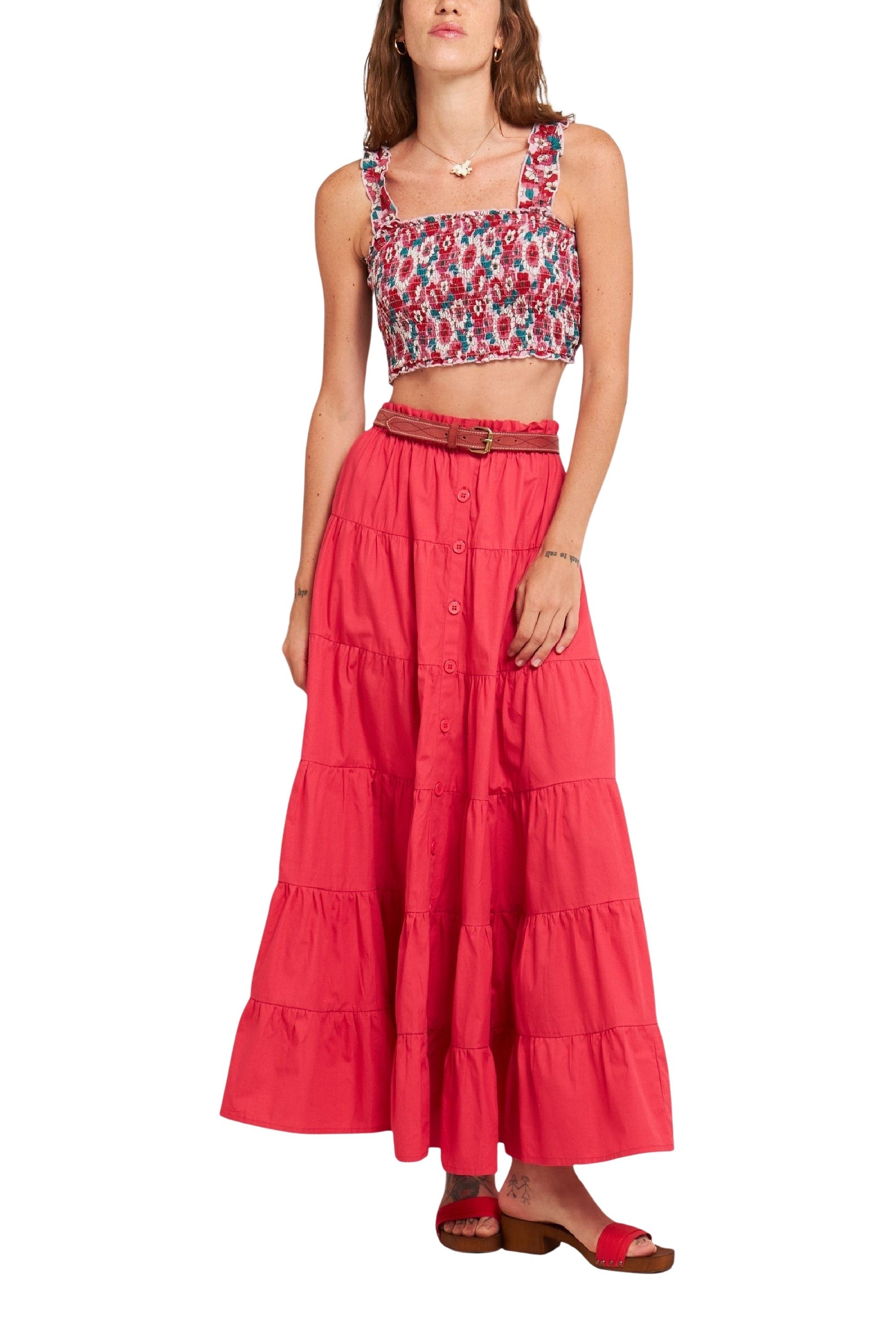 RED BLOSSOM BRA