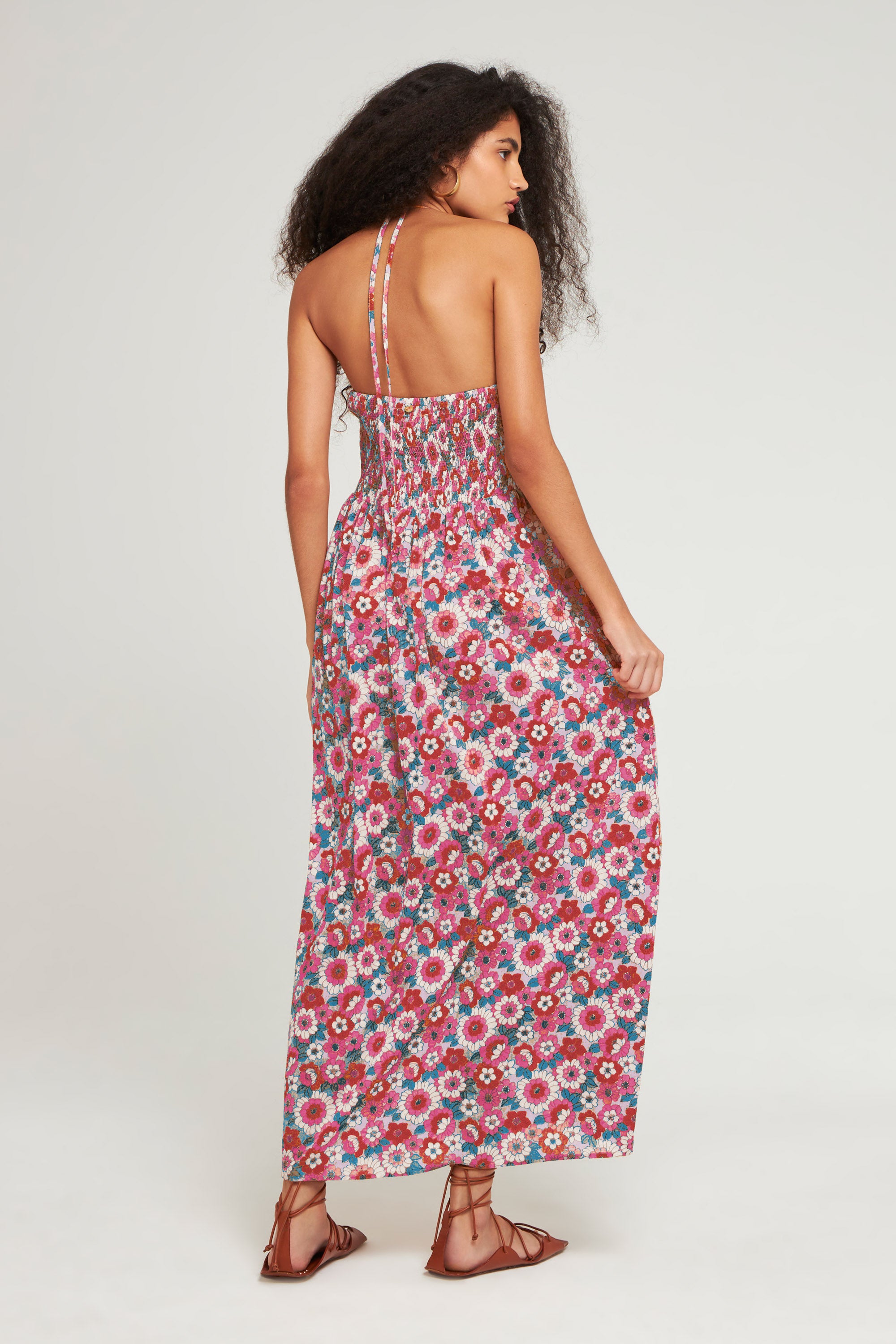 RED BLOSSOM SUNDRESS