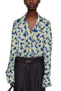 Pyjama Shirt - Cloud / Blue