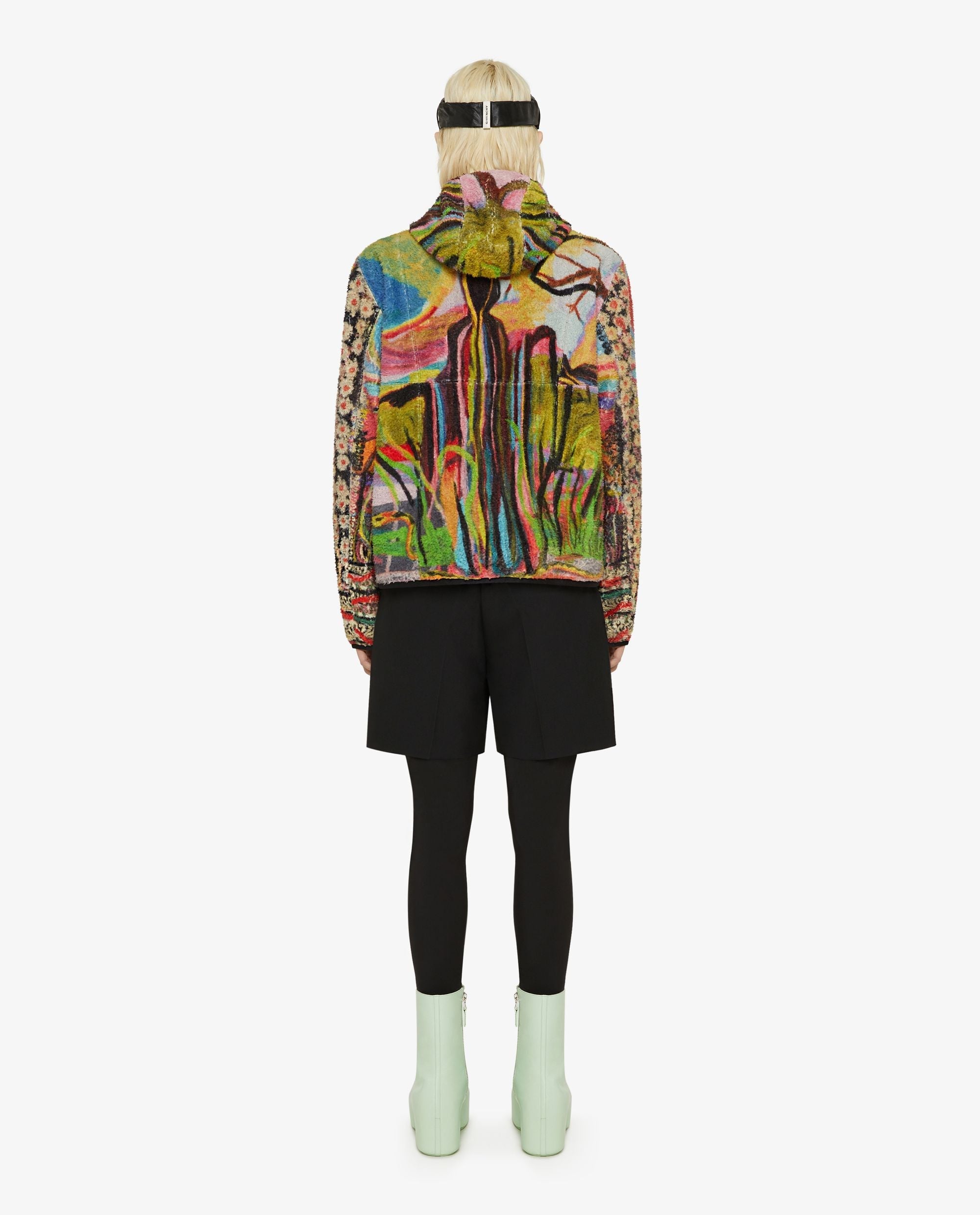 Blouson à capuche réversible - Multicouleurs