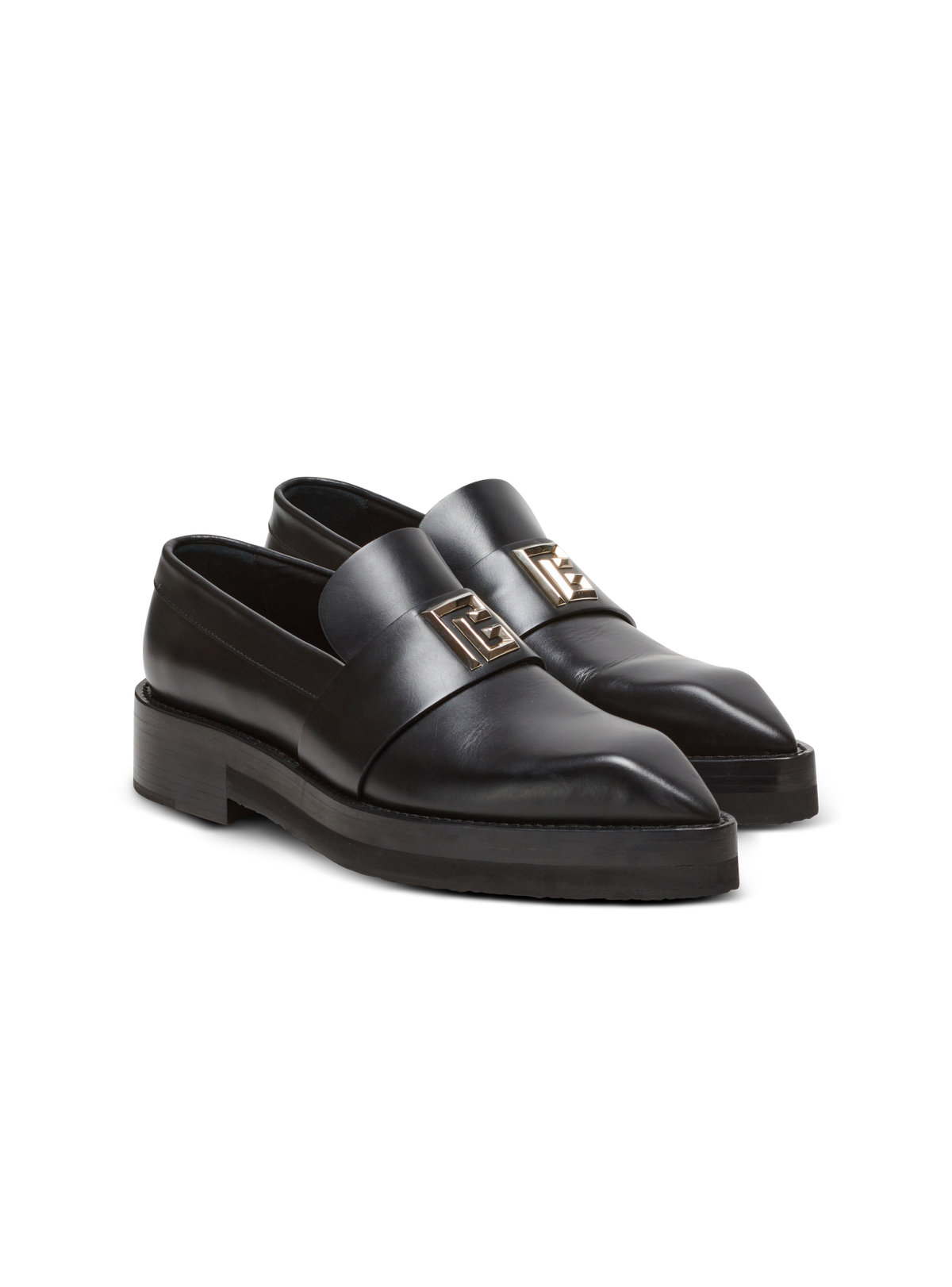 Mocassins ben en cuir lisse - Noir