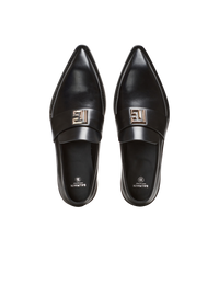 Mocassins ben en cuir lisse - Noir