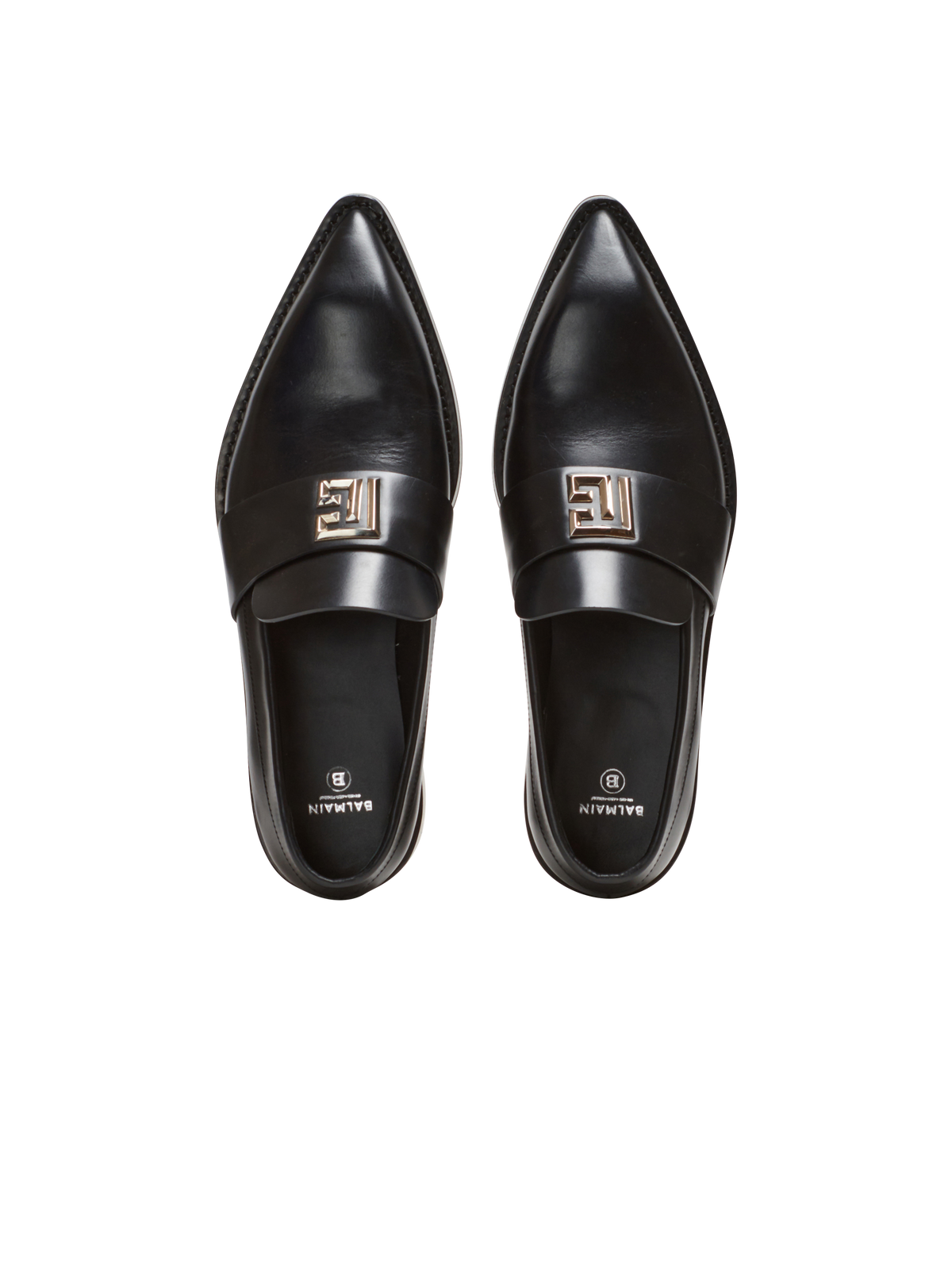 Mocassins ben en cuir lisse - Noir