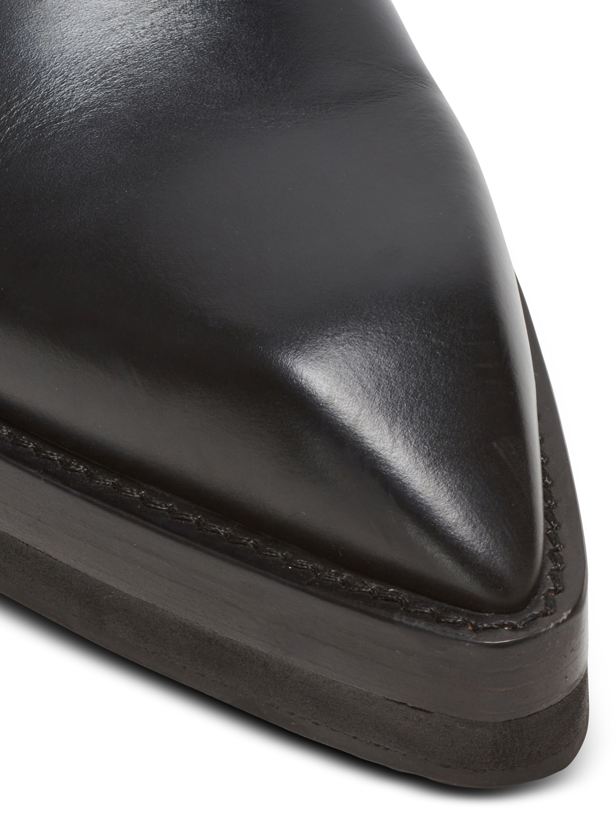 Mocassins ben en cuir lisse - Noir