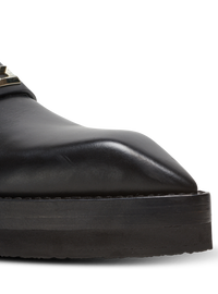 Mocassins ben en cuir lisse - Noir