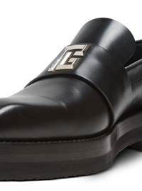 Mocassins ben en cuir lisse - Noir