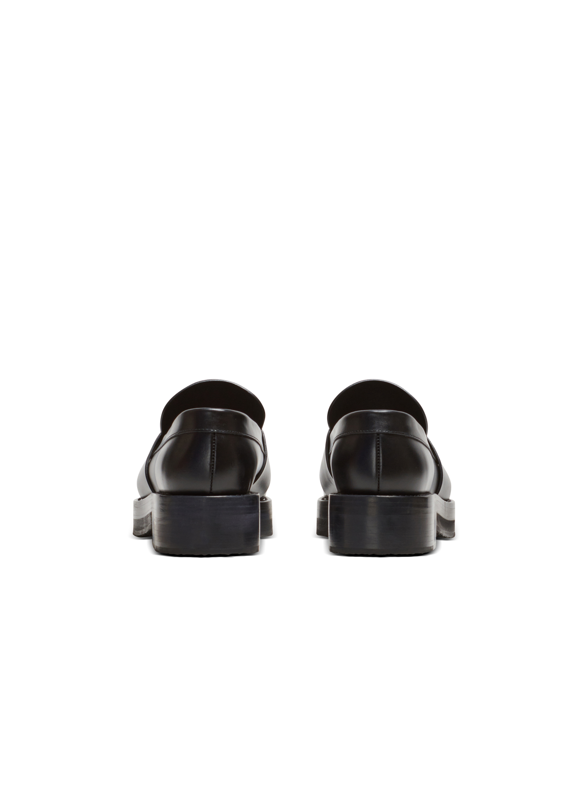 Mocassins ben en cuir lisse - Noir