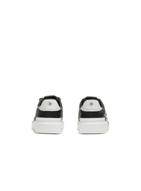 Baskets b-court en cuir imprimé - Noir & Blanc