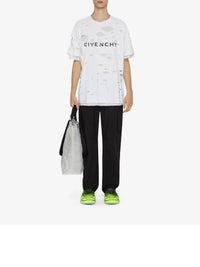 2 LAYERS OVERSIZED HOLE T-SHIRT