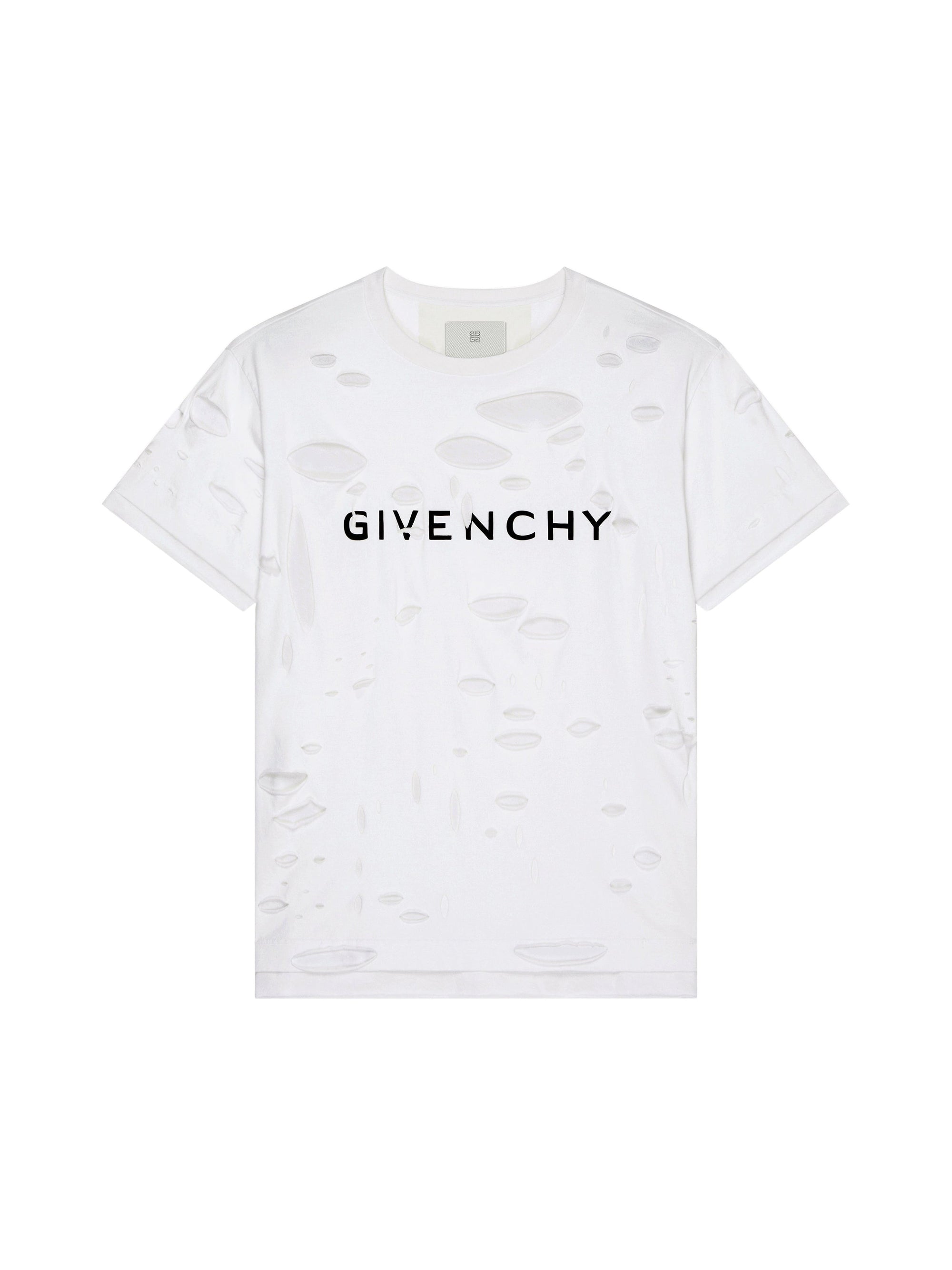 2 LAYERS OVERSIZED HOLE T-SHIRT