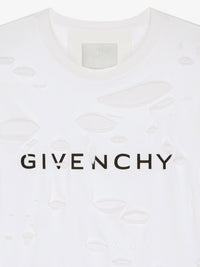 2 LAYERS OVERSIZED HOLE T-SHIRT