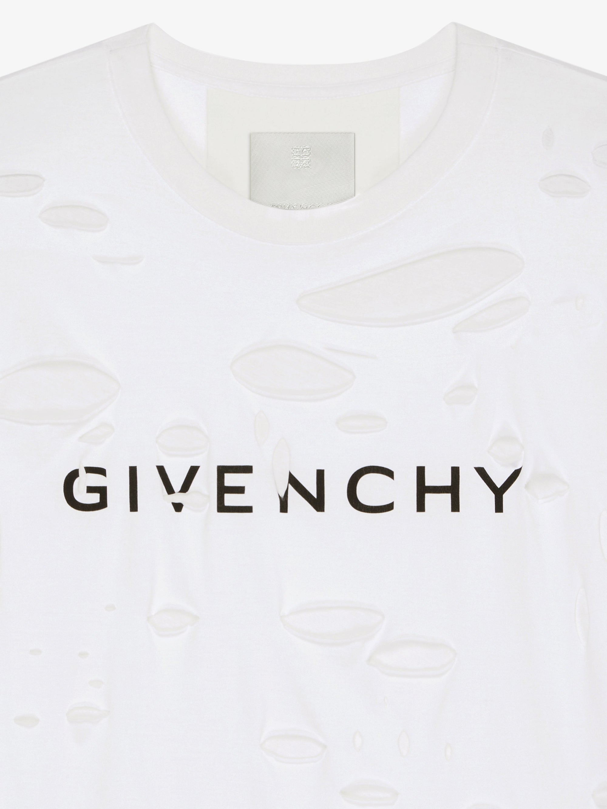 2 LAYERS OVERSIZED HOLE T-SHIRT