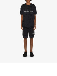 HOLES GIVENCHY PR. - BLACK GARMENT DYED