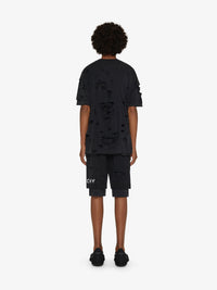HOLES GIVENCHY PR. - BLACK GARMENT DYED