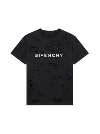 HOLES GIVENCHY PR. - BLACK GARMENT DYED