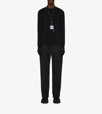 4G EMBROIDERY CREW NECK SWEATER