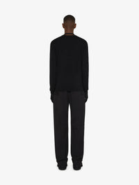 4G EMBROIDERY CREW NECK SWEATER