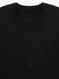 4G EMBROIDERY CREW NECK SWEATER
