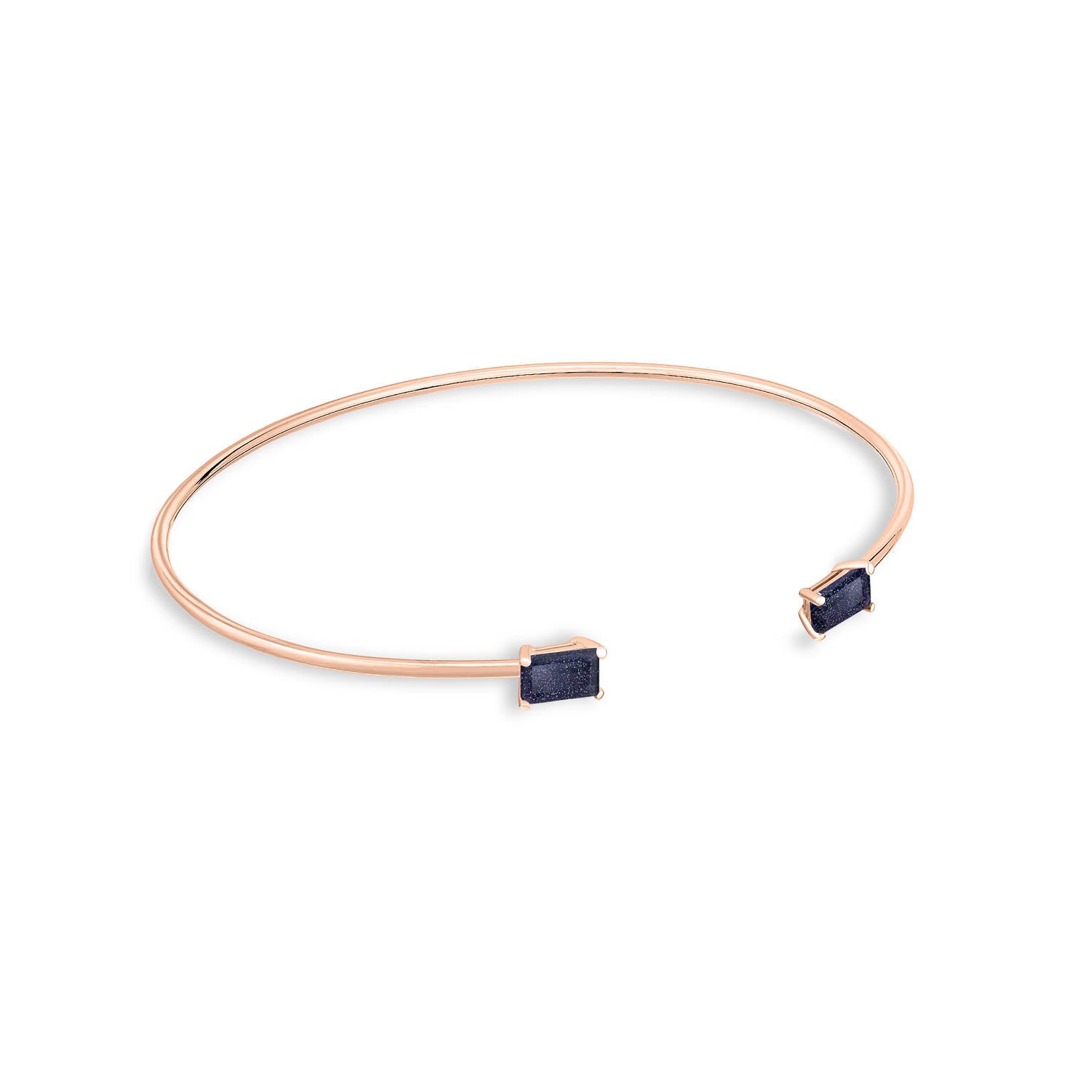 midnight blue sandstone bangle