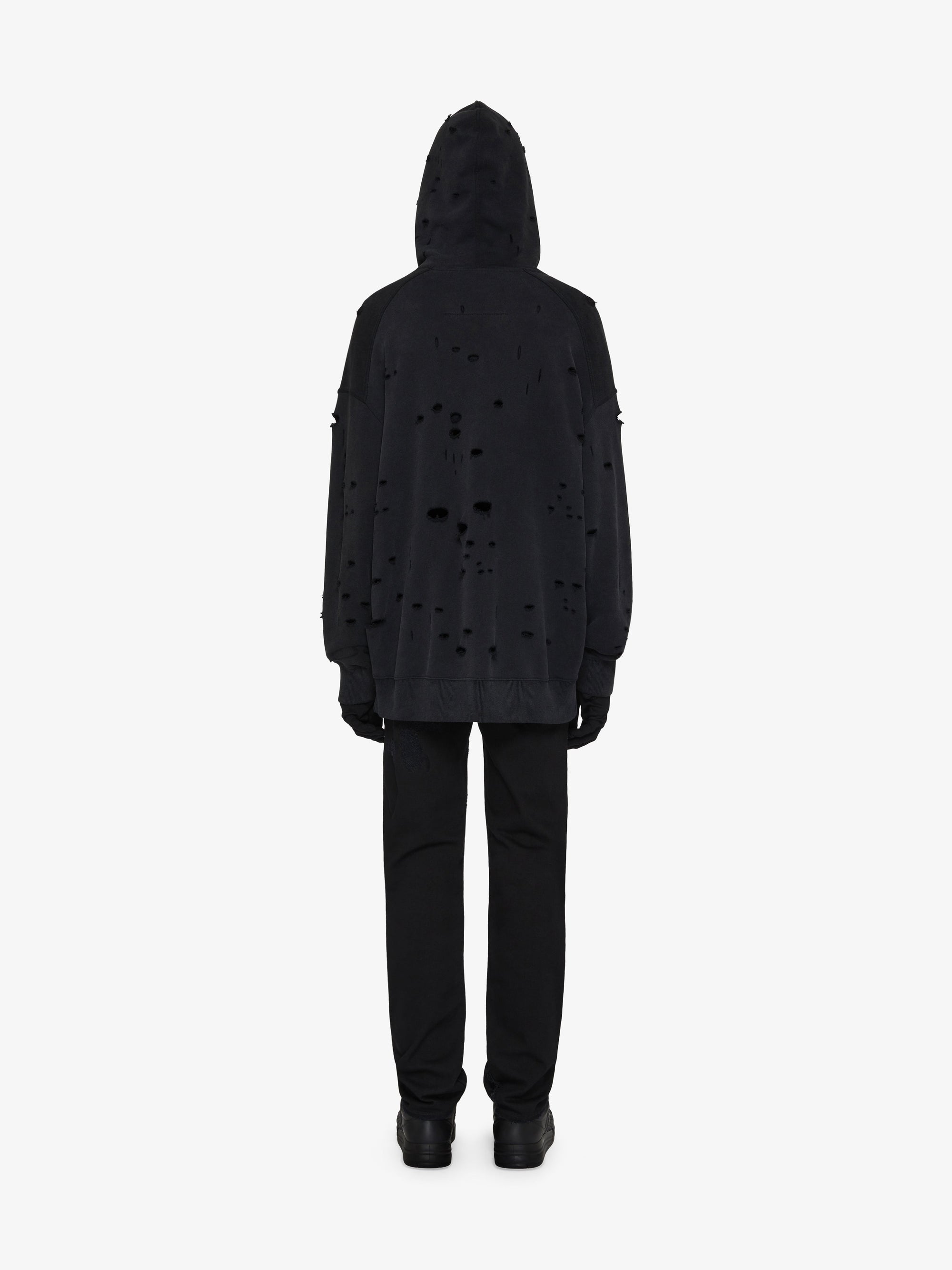 CLASSIC FIT HOLE HOODIE