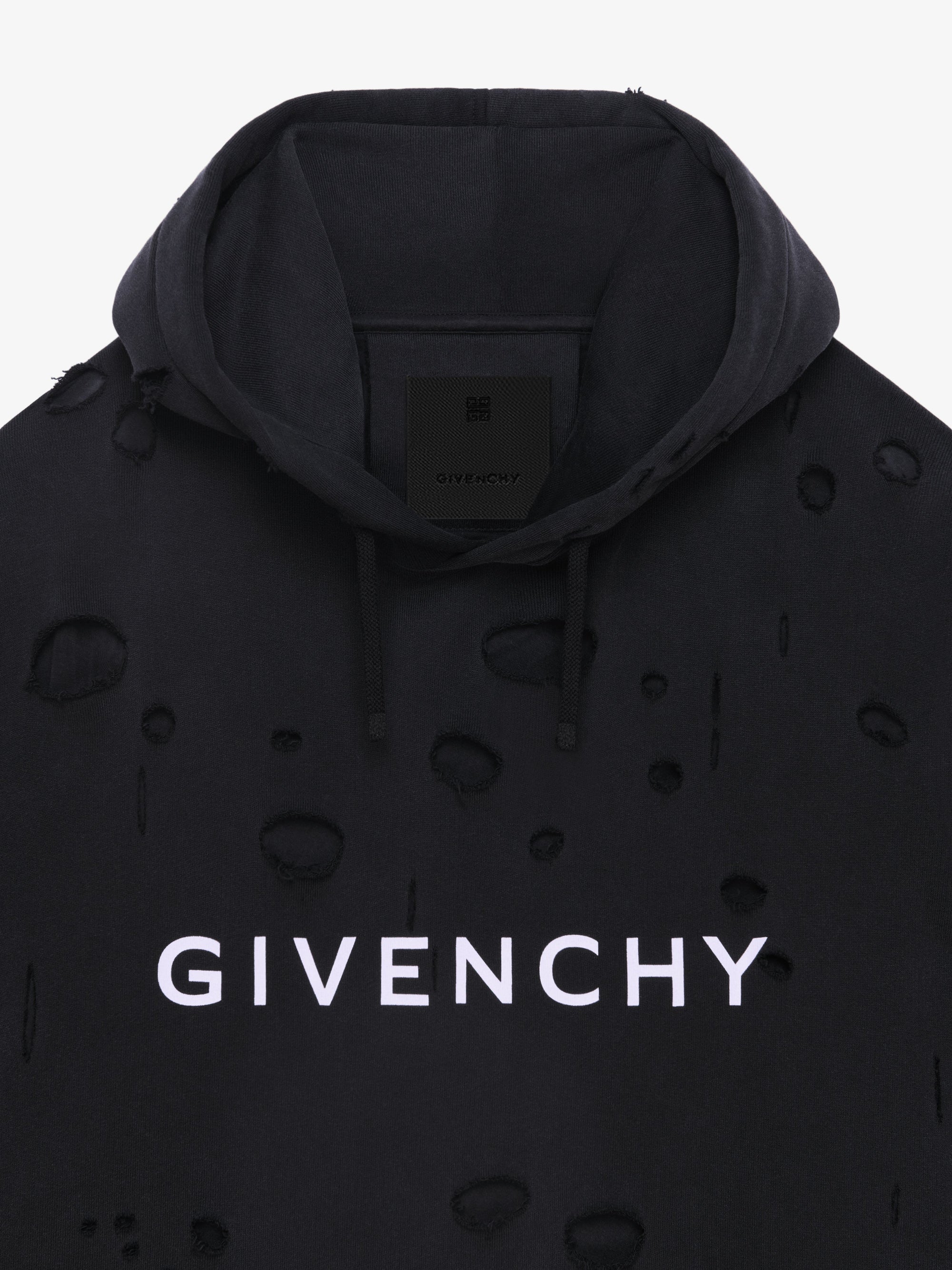 CLASSIC FIT HOLE HOODIE