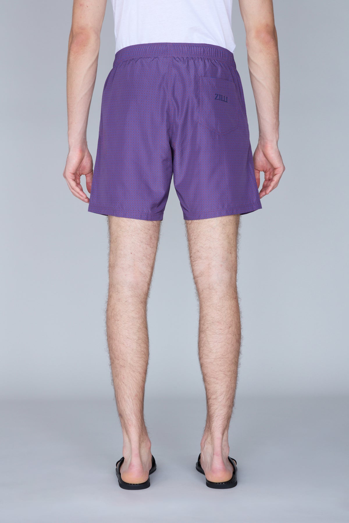 Short de bain à cordon de serrage - Deep Magenta